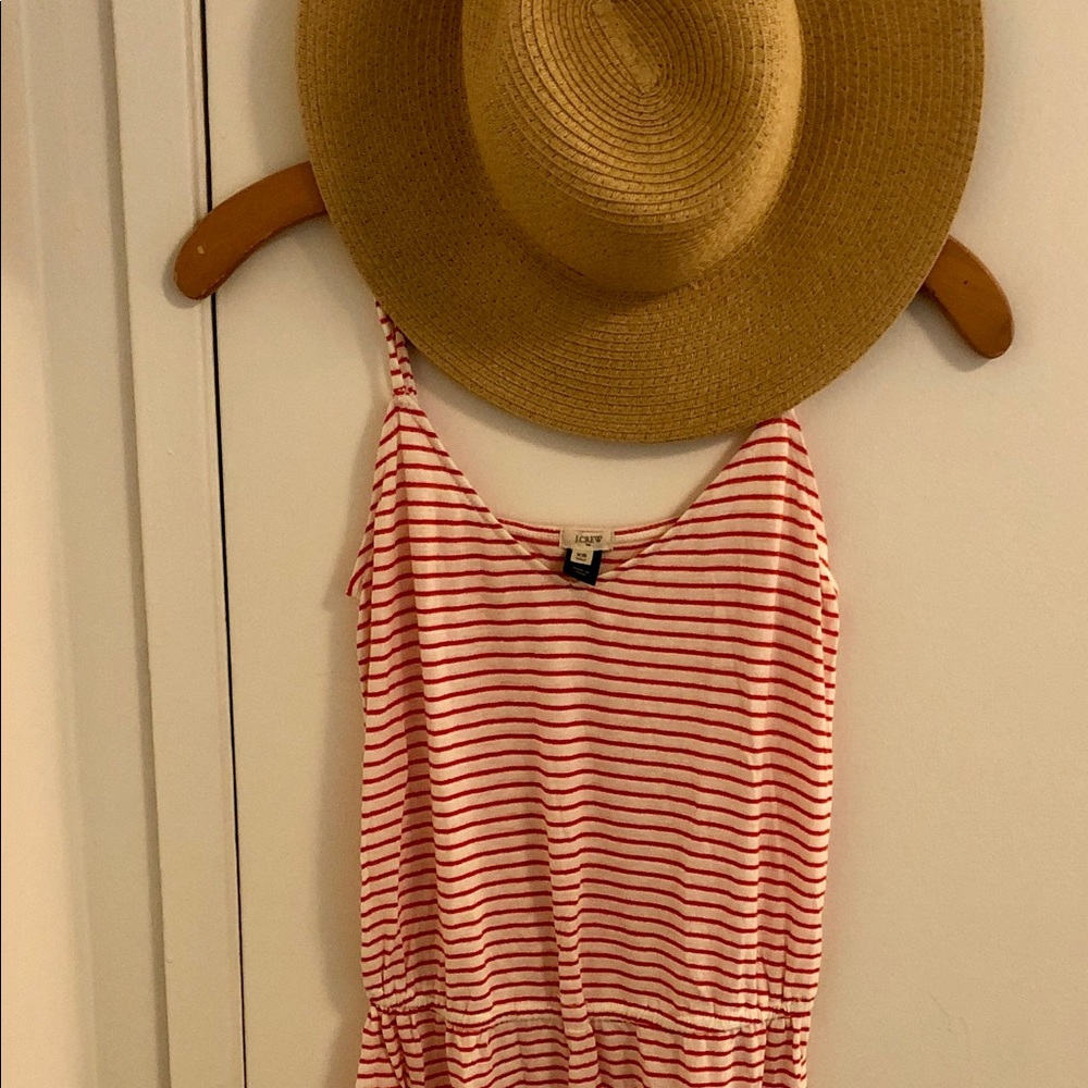 XS Jcrew Summer Dress with elastic waist and adjustable straps. NWOT.